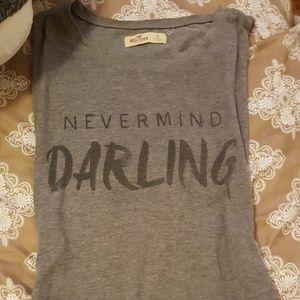 Womens Hollister muscle tshirt